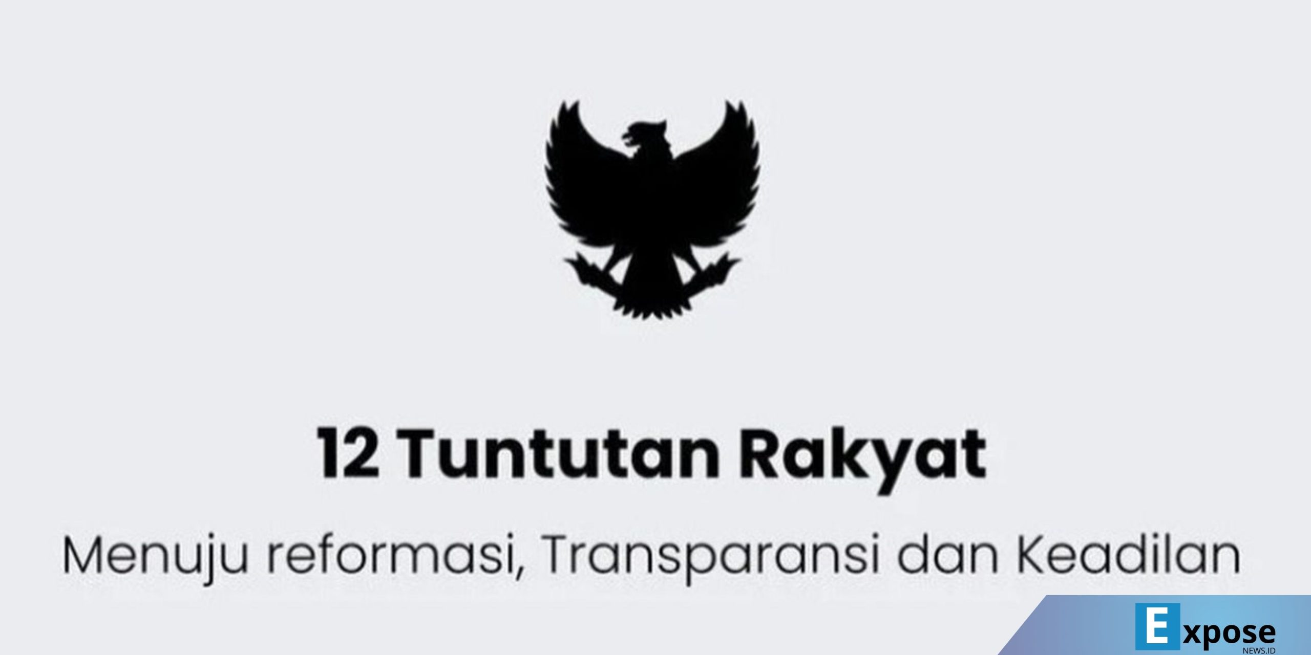 Tangkapan layar petisi ?12 Tuntutan Rakyat,