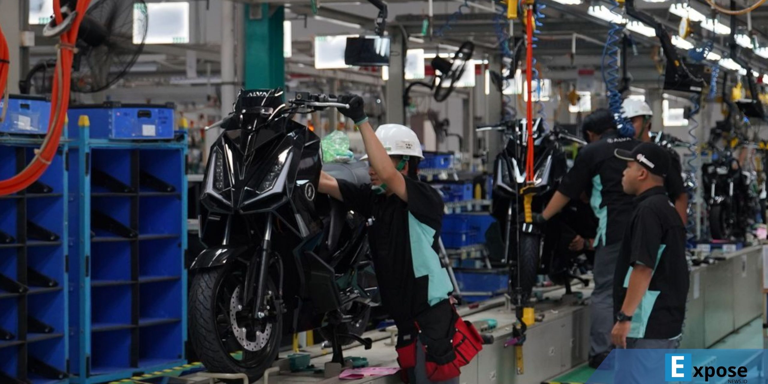 Pabrik motor listrik Alva berada di Kawasan Delta Mas, Cikarang