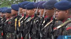 Polda Papua melakukan apel siaga pengamanan di 9 kabupaten/kota menjelang putusan sela yang akan dilakukan oleh MK RI,