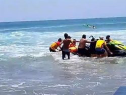 Jenazah Turis Inggris Ditemukan Tim SAR setelah Tiga Hari Hilang di Perairan Legian