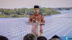 Wakil Bupati Bandung Barat Asep Ismail meresmikan dimulainya proyek pembangunan Proyek Strategis Nasional (PSN), Pembangkit Listrik Tenaga Surya (PLTS) Terapung Saguling di Kabupaten Bandung Barat (KBB),