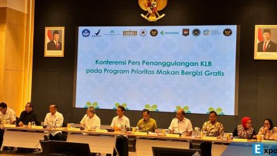 Pemerintah menggelar Rapat Koordinasi Penanggulangan Kejadian Luar Biasa (KLB) pada Program Prioritas Makanan Bergizi Gratis (MBG) di Kementerian Kesehatan (Kemenkes), Jakarta,