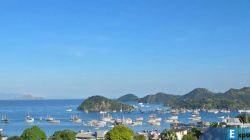 Kapal-kapal wisata di Labuan Bajo yang melayani rute wisata menuju Taman Nasional Komodo, Nusa Tenggara Timur