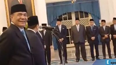 Menteri Koordinator (Menko) Bidang Politik dan Keamanan (Polkam) Djamari Chaniago