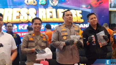 Polisi tangkap enam pelaku pengoplos gas bersubsidi di Jakarta Utara.