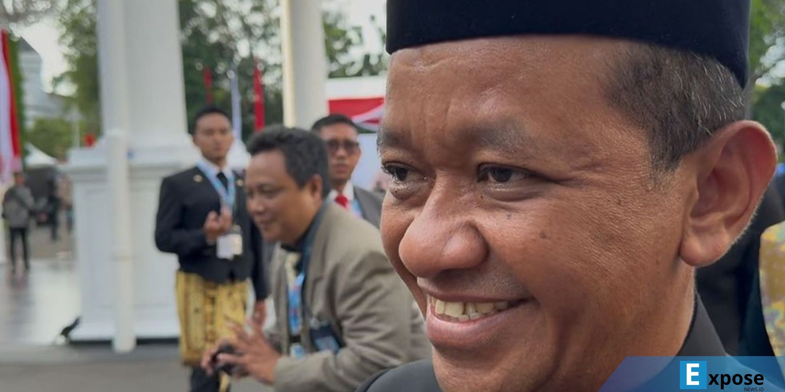 Ketum Golkar Bahlil Lahadalia saat ditemui di Istana
