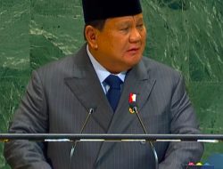 Dihadapan Pemimpin Dunia, Prabowo Paparkan Visi Perdamaian Dua Negara untuk Palestina-Israel di PBB