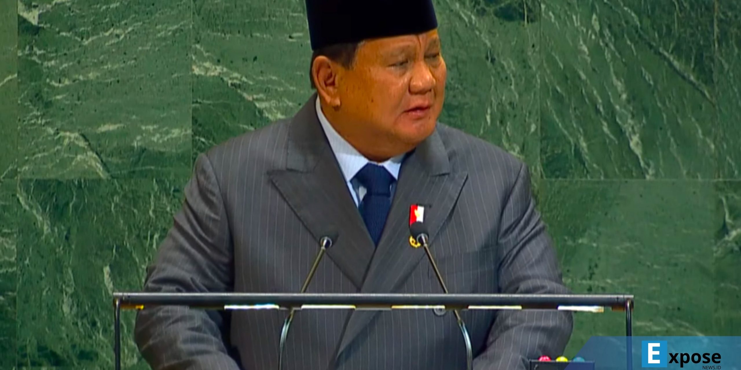 Presiden Prabowo Subianto di KTT Solusi Dua Negara Palestina-Israel di Markas Besar PBB