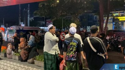 Suasana RSUD RT Notopuro, hari ketiga evakuasi korban Ponpes Al Khoziny, Sidoarjo, Rabu (1/10/2025).