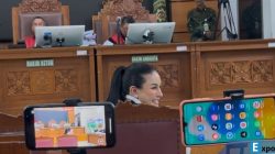 Nikita Mirzani di Pengadilan Negeri Jakarta Selatan, Kamis (9/10/2025).