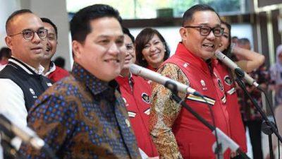 Pertemuan Strategis Erick Thohir dengan CdM Todotua, Matangkan Persiapan Asian Games