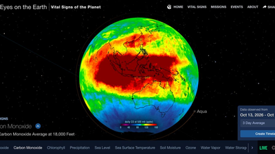 Satelit NASA Merekam Langit Indonesia
